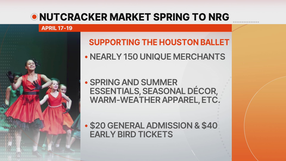 Nutcracker Market Spring Early Bird: Fri 8:30AM, Sat & Sun 10:00AM